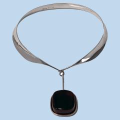 Georg Jensen Georg Jensen Vivianna Torun Sterling rock crystal Necklace C 1969 - 2976269