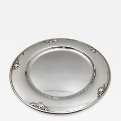 Georg Jensen Georg Jensen by Rohde Sterling Silver Charger Plate in Acorn Pattern 642A - 3241371