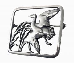 Georg Jensen Georg Jensen sterling silver Bird brooch designed by Hugo Liisberg - 4250229