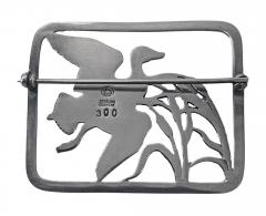Georg Jensen Georg Jensen sterling silver Bird brooch designed by Hugo Liisberg - 4250230
