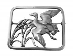 Georg Jensen Georg Jensen sterling silver Bird brooch designed by Hugo Liisberg - 4250232