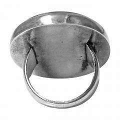 Georg Jensen George Jensen Sterling Silver bloodstone agate Ring C 1960 - 3398567
