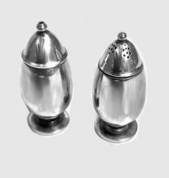 Georg Jensen Pair Georg Jensen Silver Salt and Pepper Shakers Casters 629B - 1061076