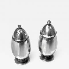 Georg Jensen Pair Georg Jensen Silver Salt and Pepper Shakers Casters 629B - 1061651