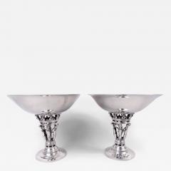 Georg Jensen Pair of Early Georg Jensen Danish Modern Princess Bowls - 3988575