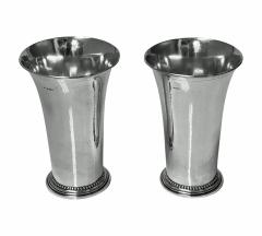 Georg Jensen Pair of Georg Jensen Sterling Vases C 1931 - 2504660