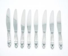 Georg Jensen Sterling Silver Flatware Service For 8 People - 3444824