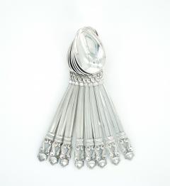 Georg Jensen Sterling Silver Flatware Service For 8 People - 3444826