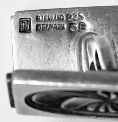 Georg Jensen Sterling Silver Georg Jensen Cufflinks GJ mark Denmark C 1935 - 2218404