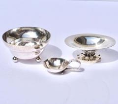 Georg Jensen Three Georg Jensen Sterling Silver Vintage Open Salts - 3090620