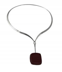 Georg Jensen Vivianna Torun Bulow Hube for Georg Jensen Quartz Necklace - 4237038