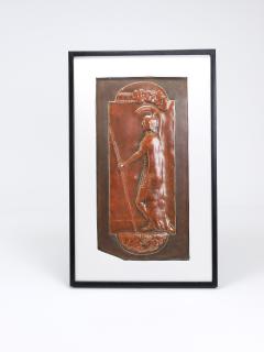Georg Klimt Georg Klimt Vienna Secession Pair Art Nouveau Relief Panels Vienna 1900s - 4632188