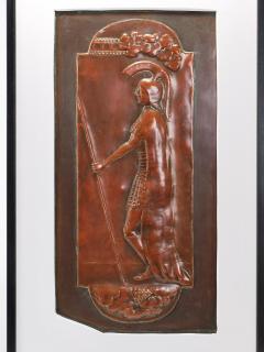 Georg Klimt Georg Klimt Vienna Secession Pair Art Nouveau Relief Panels Vienna 1900s - 4632194