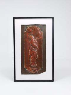 Georg Klimt Georg Klimt Vienna Secession Pair Art Nouveau Relief Panels Vienna 1900s - 4632205