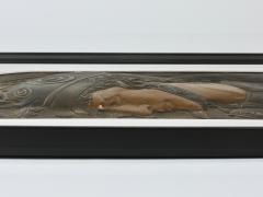 Georg Klimt Vienna Secession Pair Spartans Georg Klimt attr Art Nouveau Relief Panels - 4632214