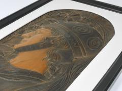 Georg Klimt Vienna Secession Pair Spartans Georg Klimt attr Art Nouveau Relief Panels - 4632218