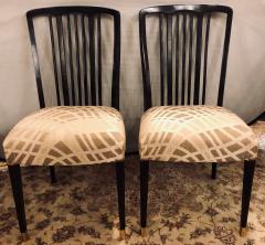 Georg Kofoed Georg Kofoed Style Mid Century Modern Ebony Dining or Side Chairs Set of 24 - 2978903