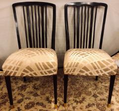Georg Kofoed Georg Kofoed Style Mid Century Modern Ebony Dining or Side Chairs Set of 24 - 2978904