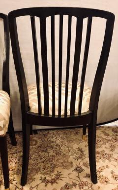 Georg Kofoed Georg Kofoed Style Mid Century Modern Ebony Dining or Side Chairs Set of 24 - 2978910