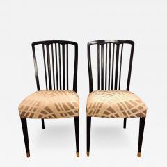 Georg Kofoed Georg Kofoed Style Mid Century Modern Ebony Dining or Side Chairs Set of 24 - 2988398