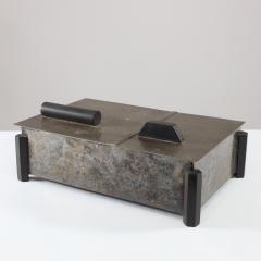 Georg Nilsson by Gero Zeist An Art Deco silver plated jewellry box - 4186941