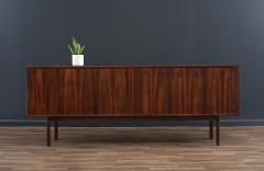 Georg Petersens Danish Modern Rosewood Tambour Doors Credenza by Georg Petersens - 3704621