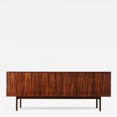 Georg Petersens Danish Modern Rosewood Tambour Doors Credenza by Georg Petersens - 3706398