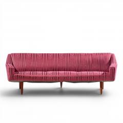 Georg Thams Georg Thams Mid Century Danish Teak Curved Sofa - 4637432