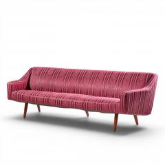 Georg Thams Georg Thams Mid Century Danish Teak Curved Sofa - 4637436