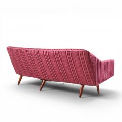 Georg Thams Georg Thams Mid Century Danish Teak Curved Sofa - 4637438