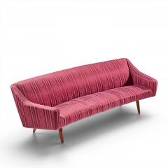 Georg Thams Georg Thams Mid Century Danish Teak Curved Sofa - 4637440