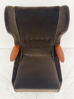 Georg Thams Model VP 37 Oak and Teak Lounge Chair by Georg Thams Denmark 1950s - 4710316