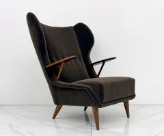 Georg Thams Model VP 37 Oak and Teak Lounge Chair by Georg Thams Denmark 1950s - 4710322