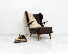 Georg Thams Model VP 37 Oak and Teak Lounge Chair by Georg Thams Denmark 1950s - 4710325