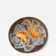 George Biddle George Biddle Hand Painted Glazed Ceramic Plate 3 - 4204223