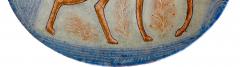 George Biddle George Biddle Hand Painted Glazed Ceramic Plate - 4203179