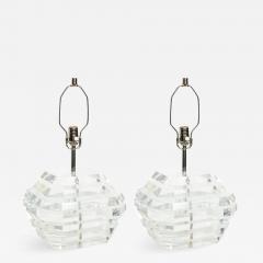 George Bullio George Bullio Lucite Lamps - 839173