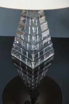 George Bullio Lucite Pyramid Form Table Lamps by George Bullio - 2762659