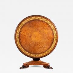 George Bullock A George IV tilt top centre table by George Bullock - 1688943