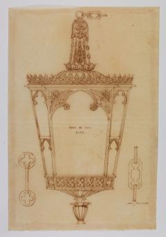 George Bullock Napoleon Buonapartes Gilt Brass Hall Lantern Supplied For Use at St Helena - 4599415
