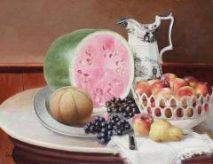 George Cope Still Life with Watermelon and Fruit circa 1916 - 1400934