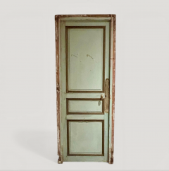 George E Hausmann Haussmann Interior Door with Frame Original Hardware and Key circa 1860 - 4612855