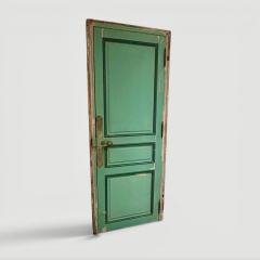 George E Hausmann Haussmann Interior Door with Frame Original Hardware and Key circa 1860 - 4612857