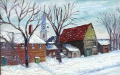 George Gardner Symons Country Road in Winter  - 4774713