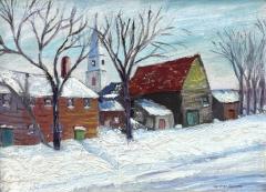 George Gardner Symons Country Road in Winter  - 4774714