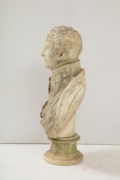 George Garrard Georgian Marble Bust of Baronet Montagu Roger Burgoyne - 1988405