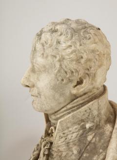 George Garrard Georgian Marble Bust of Baronet Montagu Roger Burgoyne - 1988406