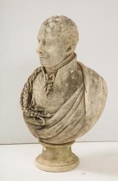 George Garrard Georgian Marble Bust of Baronet Montagu Roger Burgoyne - 1988407