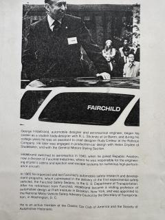 George Hildebrand Classic Cars Streamlined Coupe Art Deco Vintage Car - 4314411