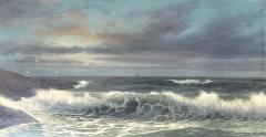 George Howell Gay Twilight Crashing Surf  - 4797295